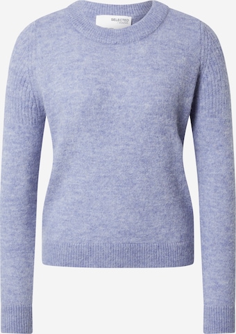 SELECTED FEMME Sweater 'SIA' in Purple: front