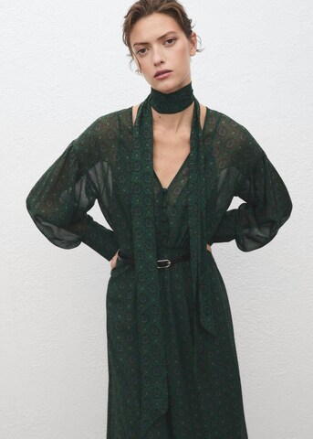 MANGO Shirt Dress 'Lucia' in Green