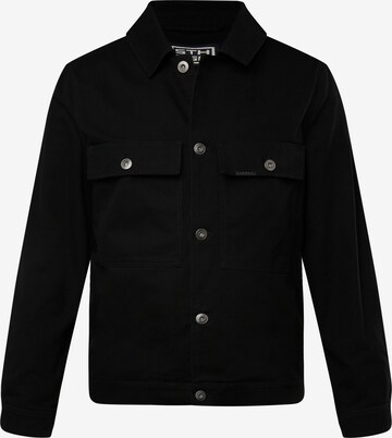 STHUGE Between-Season Jacket in Black: front