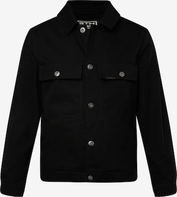 STHUGE Between-Season Jacket in Black: front
