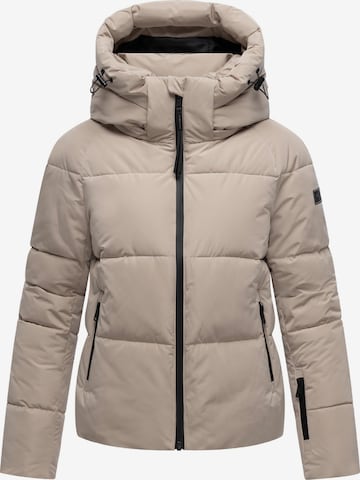 NAVAHOO Зимняя куртка 'Frostherz XIV' в Бежевый: спереди