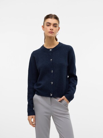 Cardigan 'VMFIONA' VERO MODA en bleu : devant