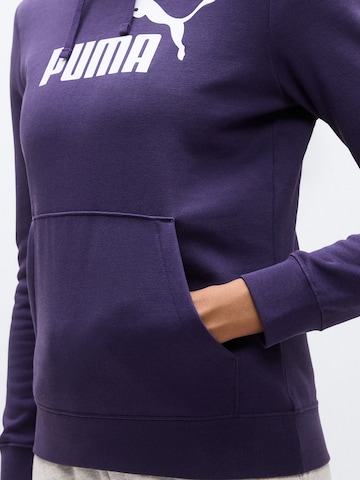 PUMA Athletic Sweatshirt 'ESS No. 1' in Purple