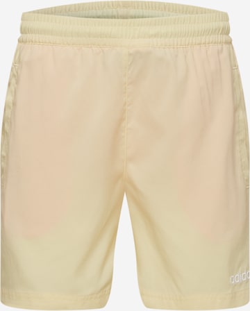 Shorts de bain ADIDAS ORIGINALS en beige : devant