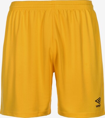 UMBRO Regular Workout Pants in Yellow: front