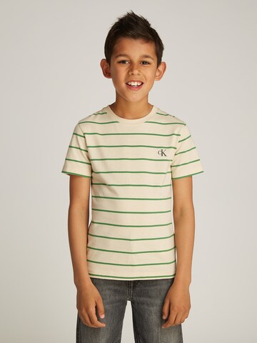 Calvin Klein Jeans - Camisola em bege: frente