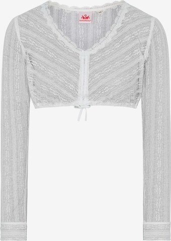 SPIETH & WENSKY Traditional Blouse 'Preiselbeere' in White: front