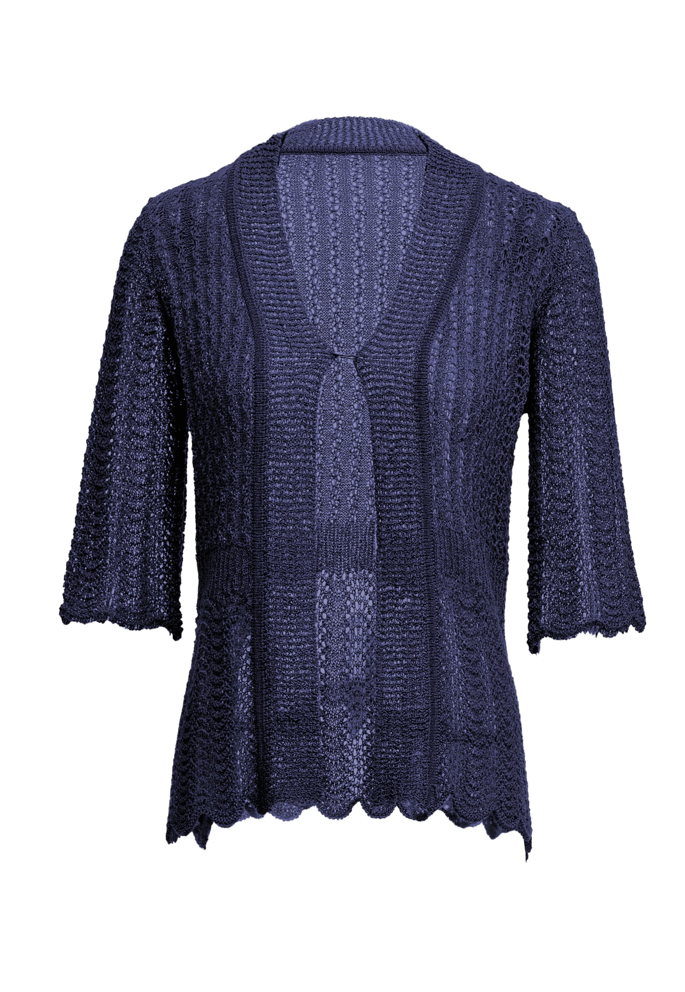 LEOMIA Knit cardigan in Blue: front