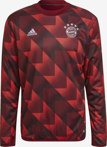 ADIDAS PERFORMANCE Jersey 'FC Bayern München Pre-Match' in Red: front