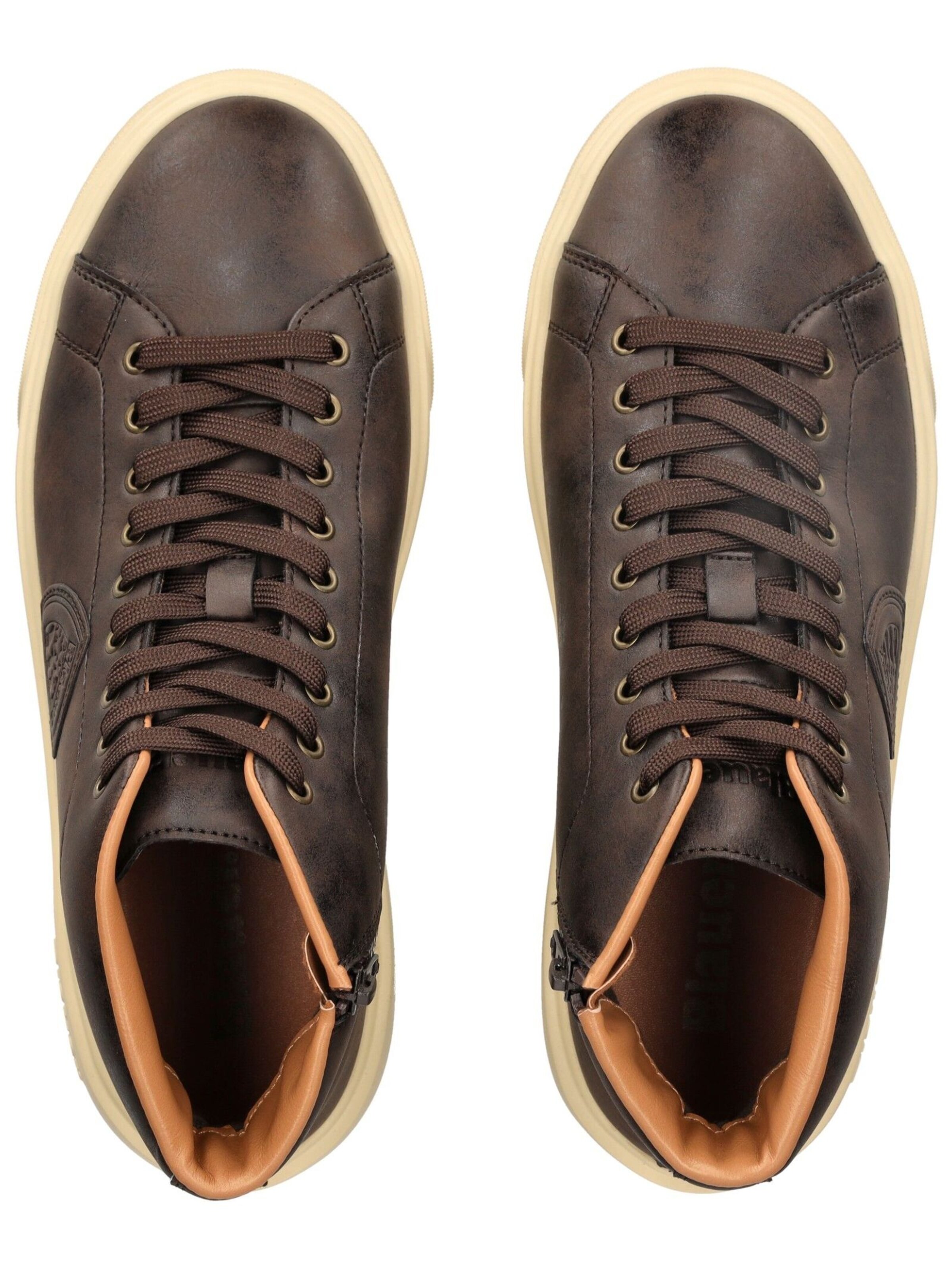 Baskets hautes Blauer.USA en marron