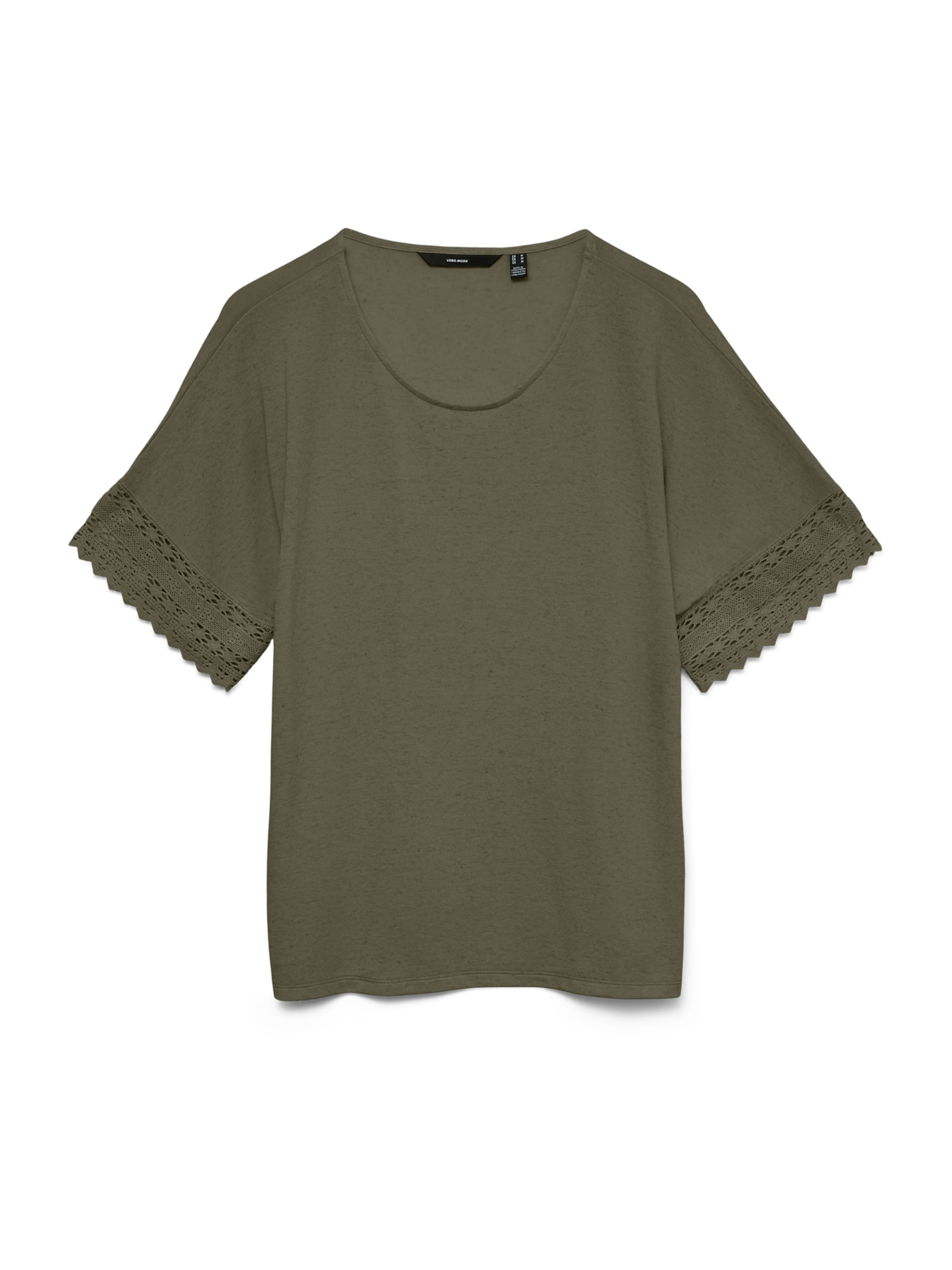 VERO MODAMajica 'VMGINA' - zelena boja: prednji dio