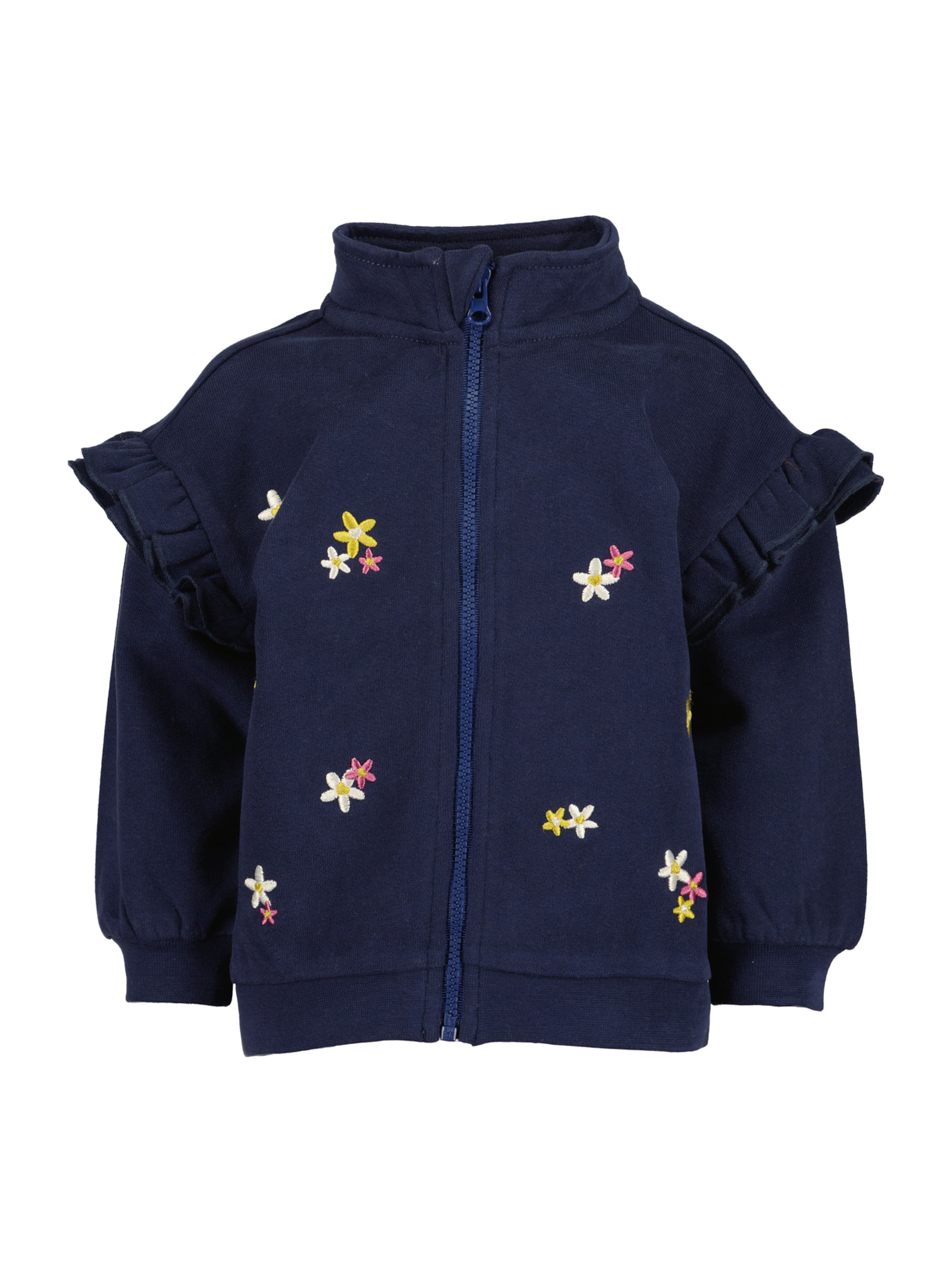 BLUE SEVEN Mikina – modrá: přední strana