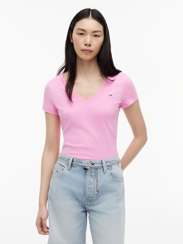 Tommy Jeans Shirt in Pink: front