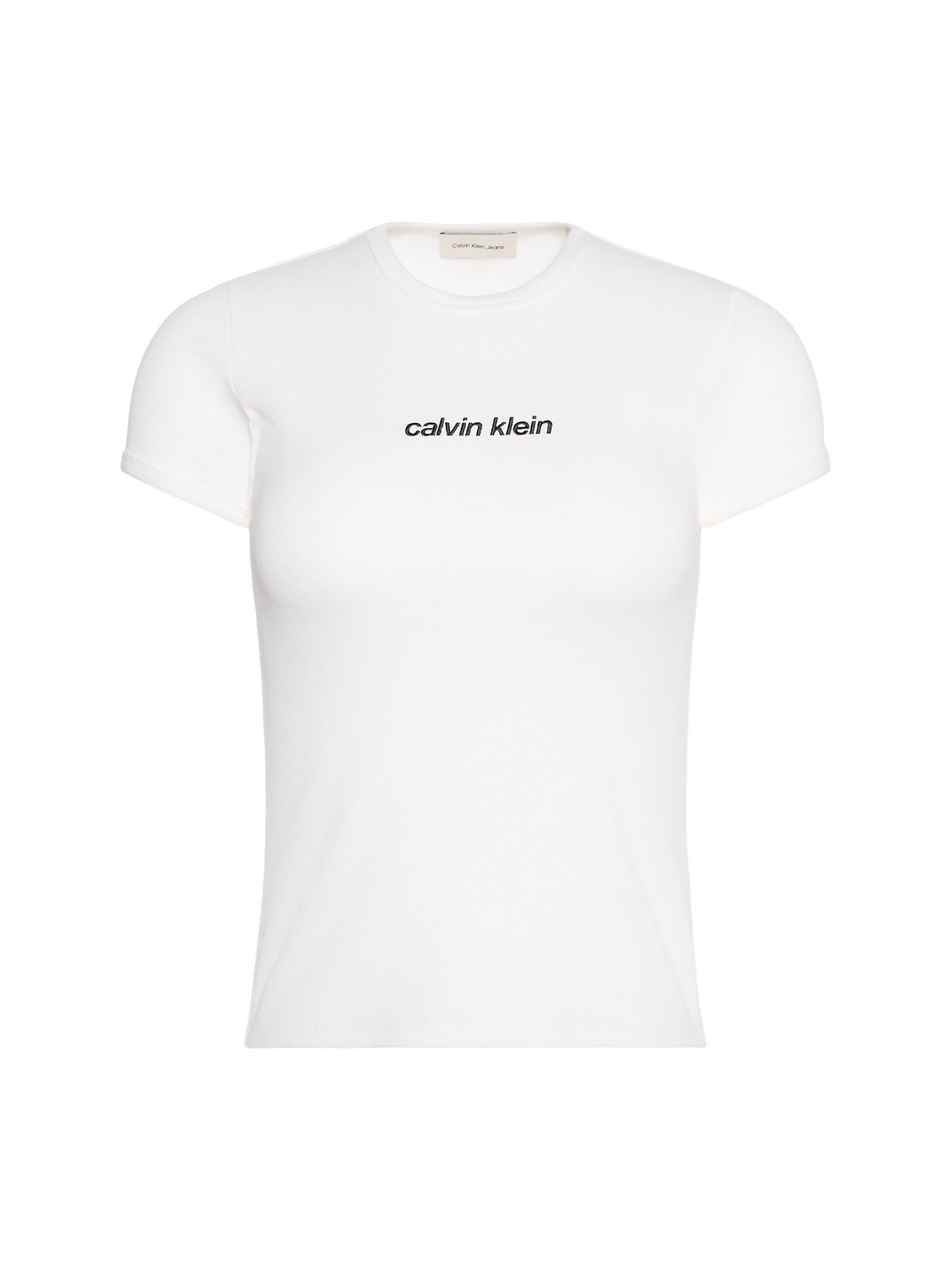 Calvin Klein Jeans Shirt in Wit: voorkant