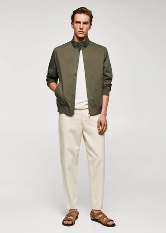 MANGO MAN Between-Season Jacket 'Jon' in Green