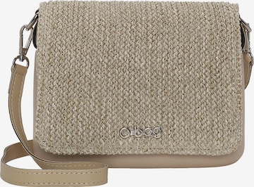 O bag Shoulder Bag in Beige: front