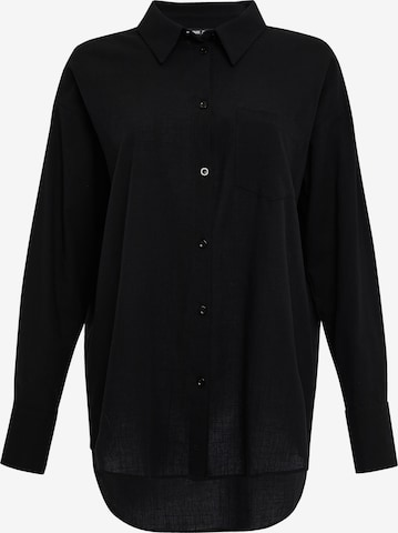 Threadbare Blouse in Black: front