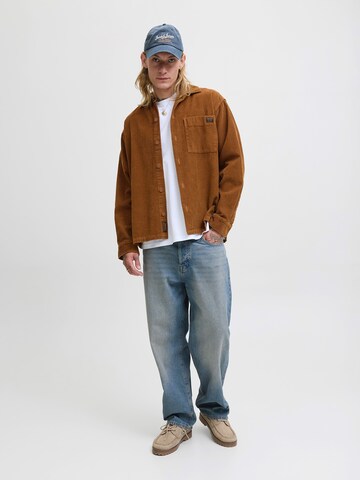 Fit confort Chemise 'JJCORDUROY' JACK & JONES en marron