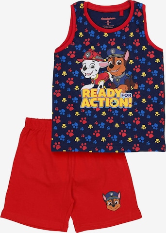 PAW Patrol Schlafanzug 'Ready Action' in Blau: Vorderseite
