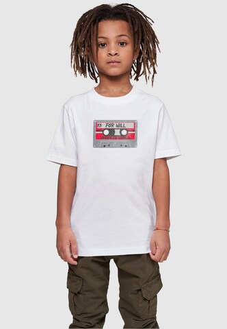 ABSOLUTE CULT T-Shirt 'Stranger Things - Cassette For Will' in Weiß: Vorderseite