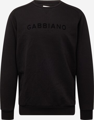 Sweat-shirt Gabbiano en noir : devant