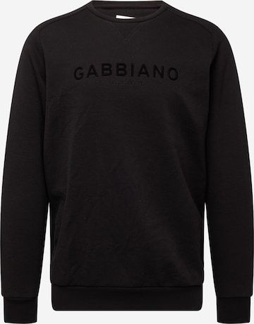 Gabbiano Sweatshirt in Zwart: voorkant