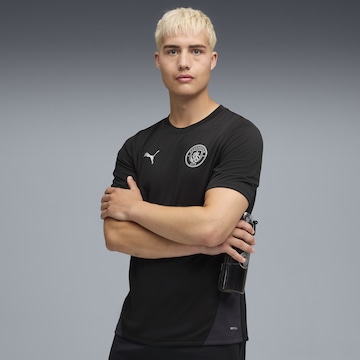 PUMA - Camiseta de fútbol 'Manchester City' en negro: frente