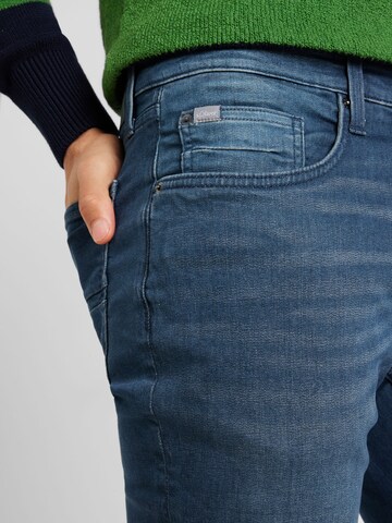 Slimfit Jeans 'Nelio' de la s.Oliver pe albastru