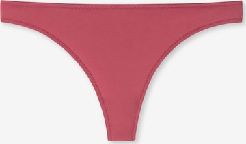 SCHIESSER Thong in Red: front