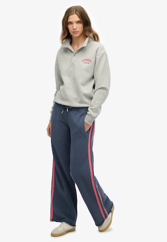 Wide Leg Pantalon 'Essentials' Superdry en bleu