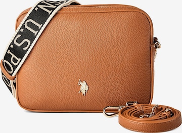 Sac à bandoulière 'Mansion ' U.S. POLO ASSN. en marron : devant