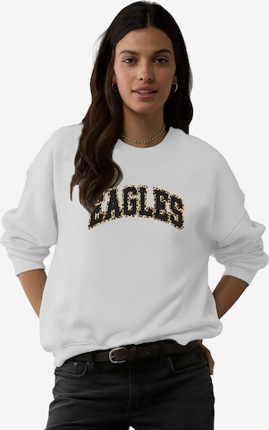 GORHEY - Sudadera en blanco: frente