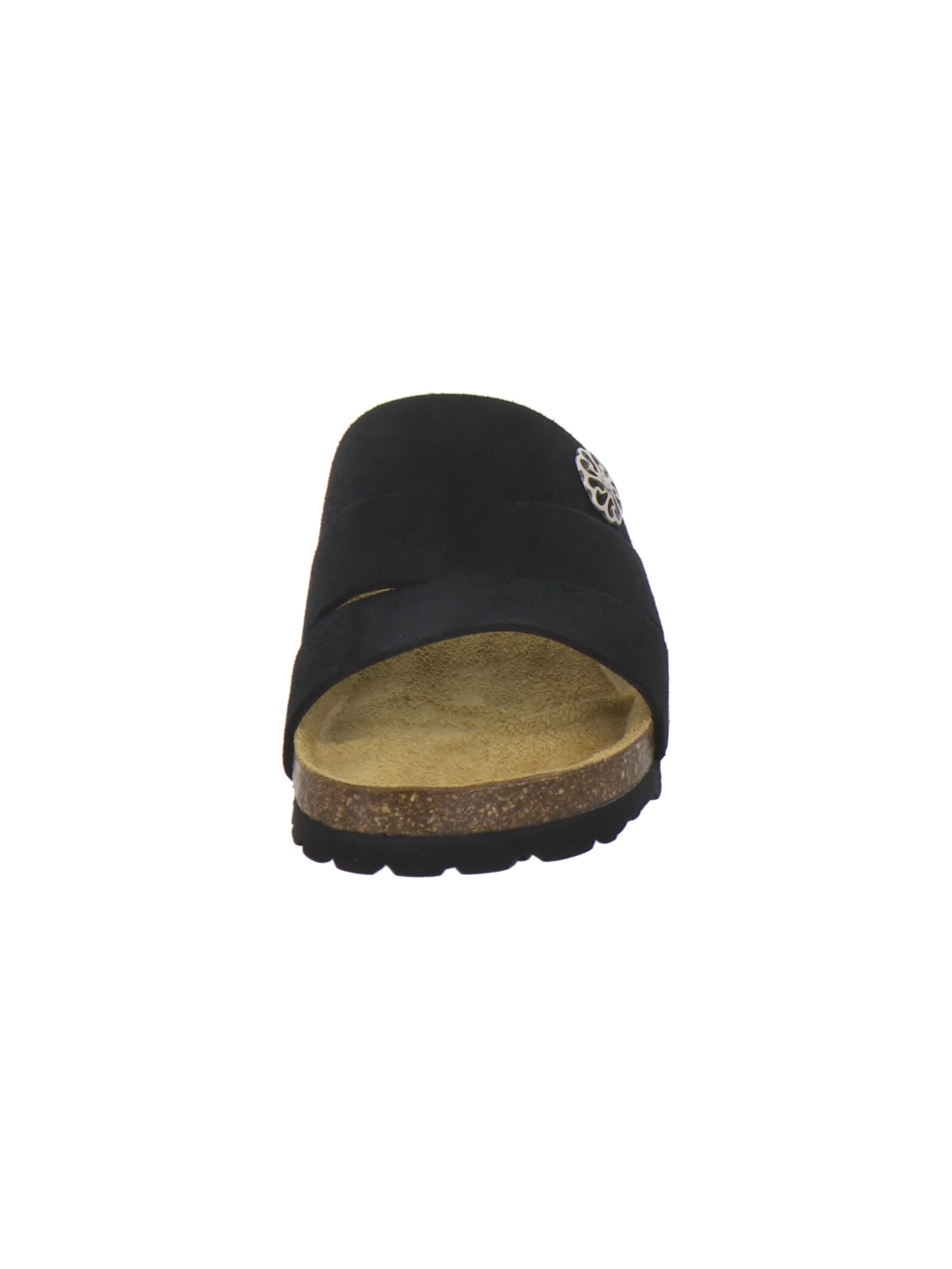 Zoccoletto 'Pantoletten Damen schwarz Veloursleder' di AFS-Schuhe in nero