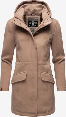 MARIKOO Winter Coat in Brown: front