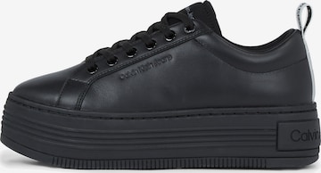 Calvin Klein Jeans Platform trainers in Black: front