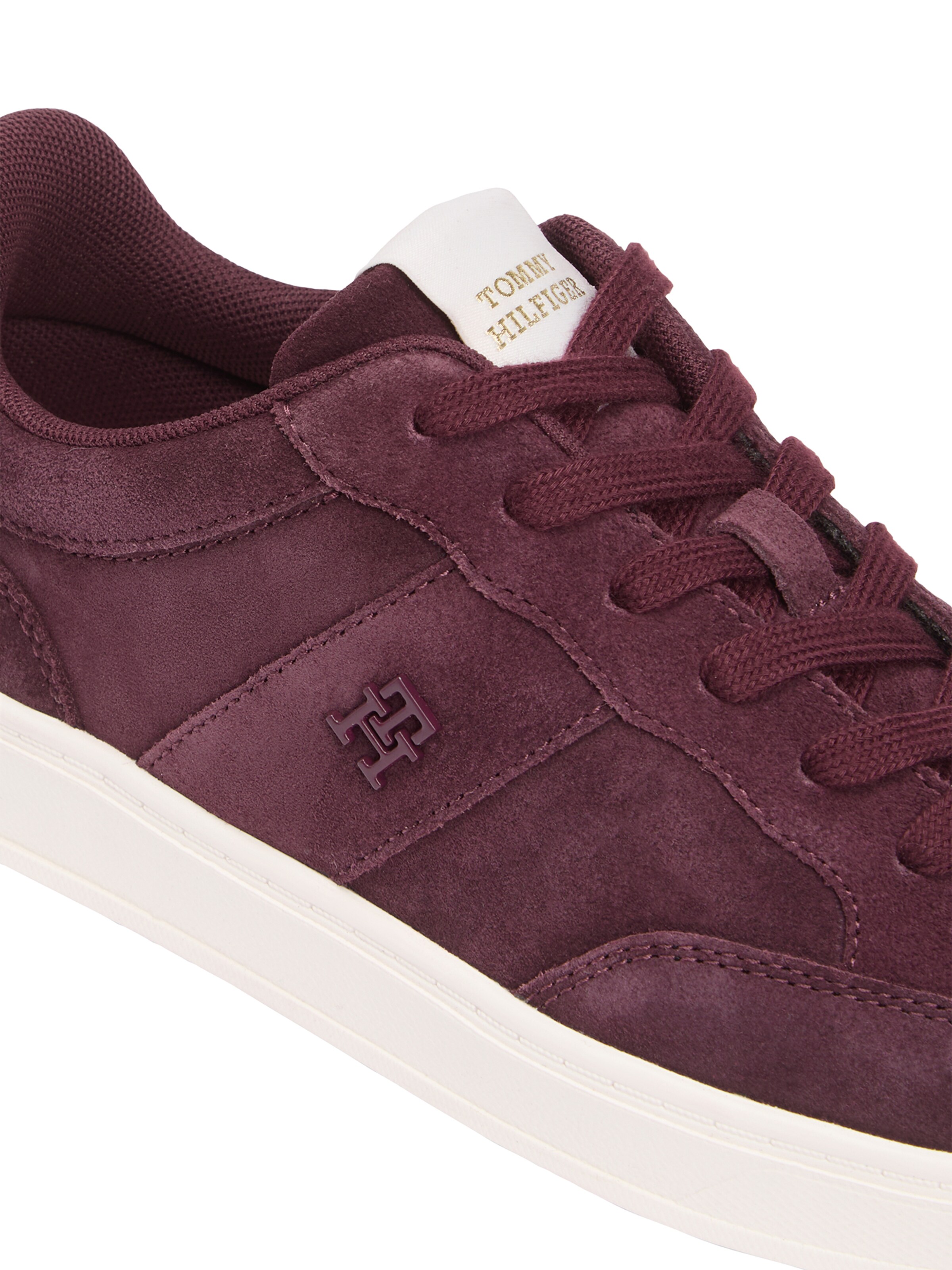 TOMMY HILFIGER Rövid szárú sportcipők 'HERITAGE COURT' - piros