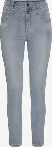 LASCANA Skinny Jeans i blå: forside