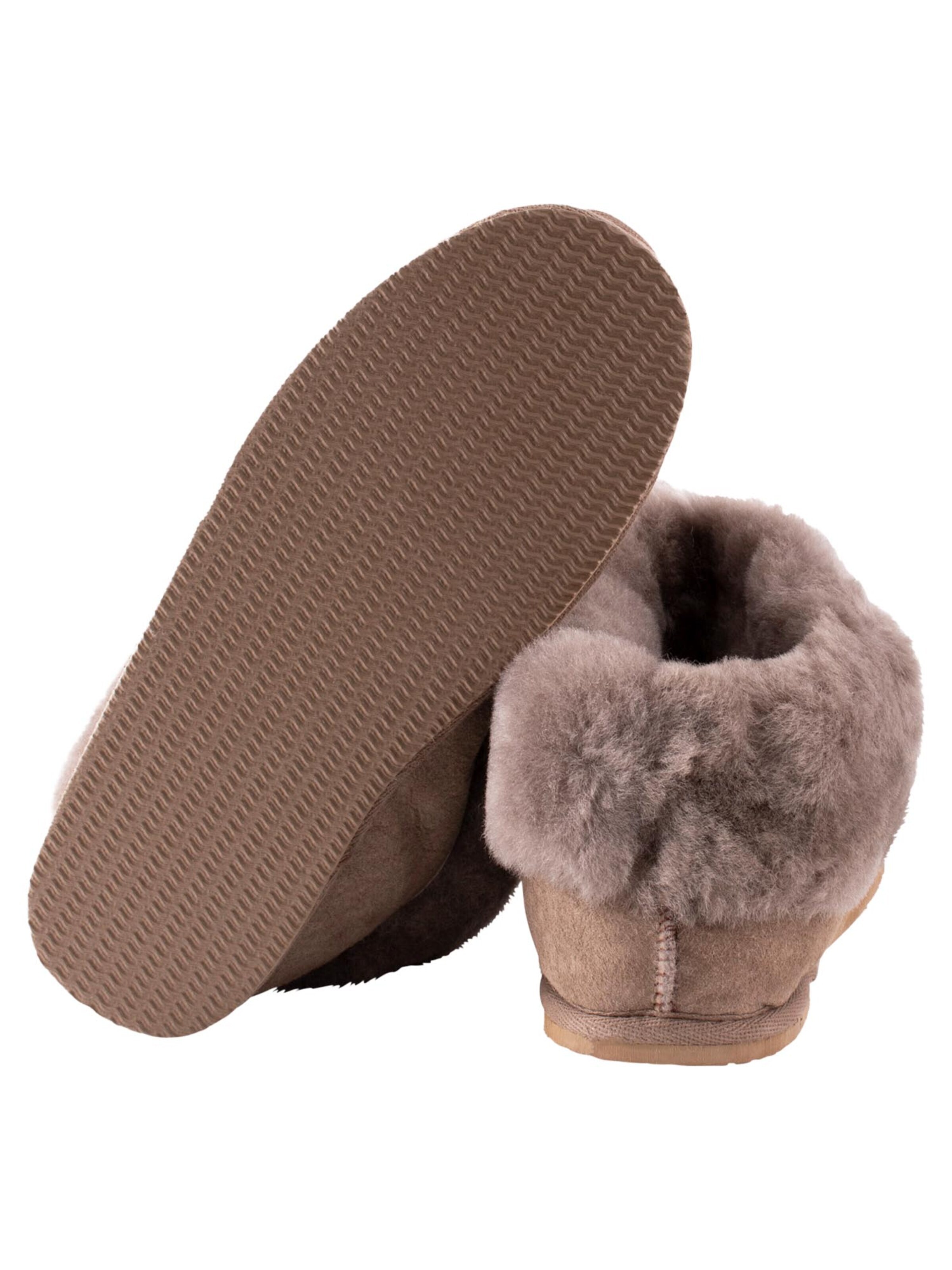 SHEPHERD Hausschuh 'Lena'‌ in Beige