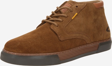 CAMEL ACTIVE - Botas com atacadores em castanho: frente