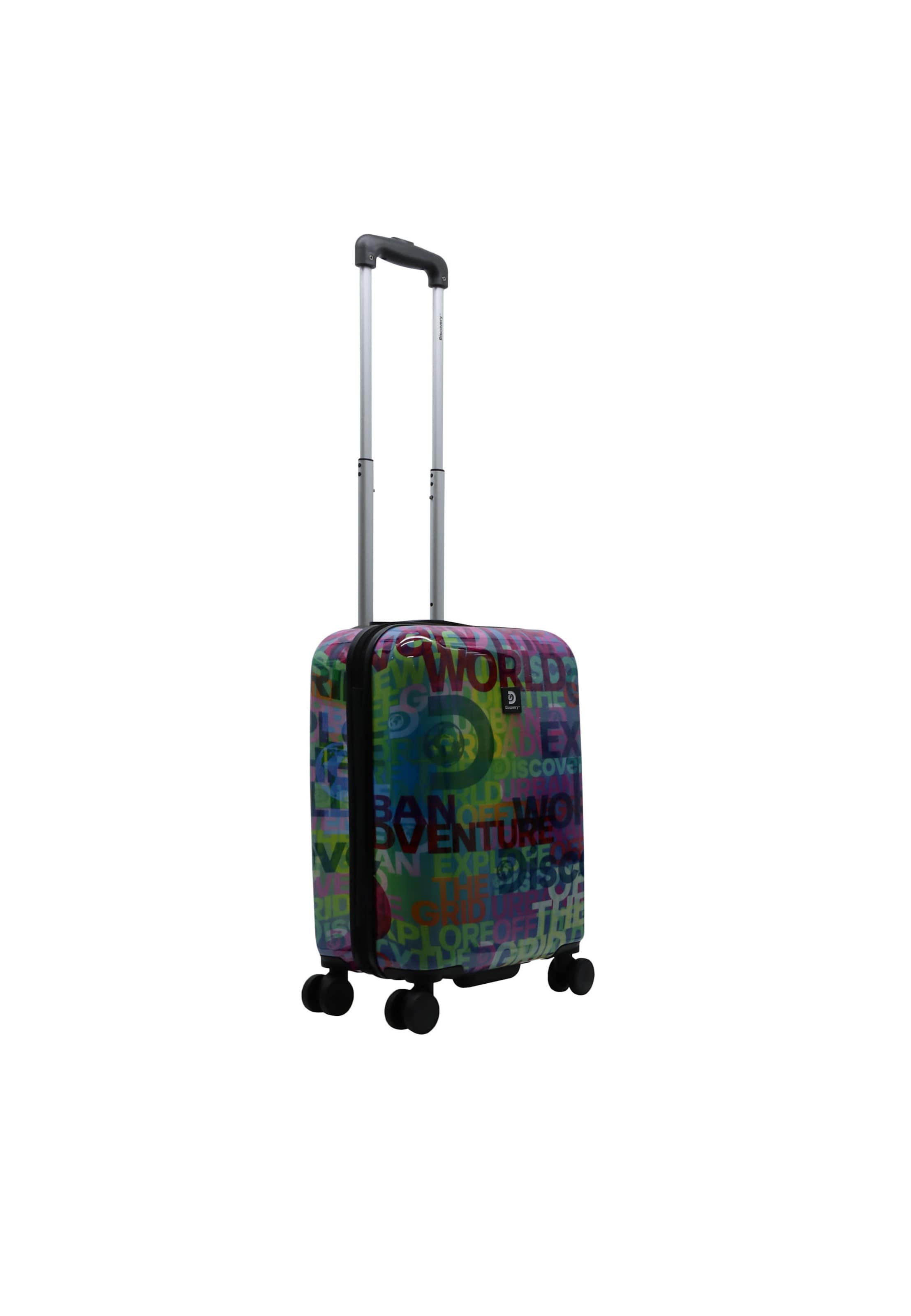 Discovery Suitcase 'EXPLORE THE WORLD' in Mixed colors