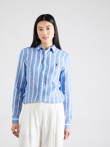 Polo Ralph Lauren Blouse in Blauw: voorkant