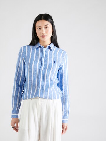 Camicia da donna di Polo Ralph Lauren in blu: frontale