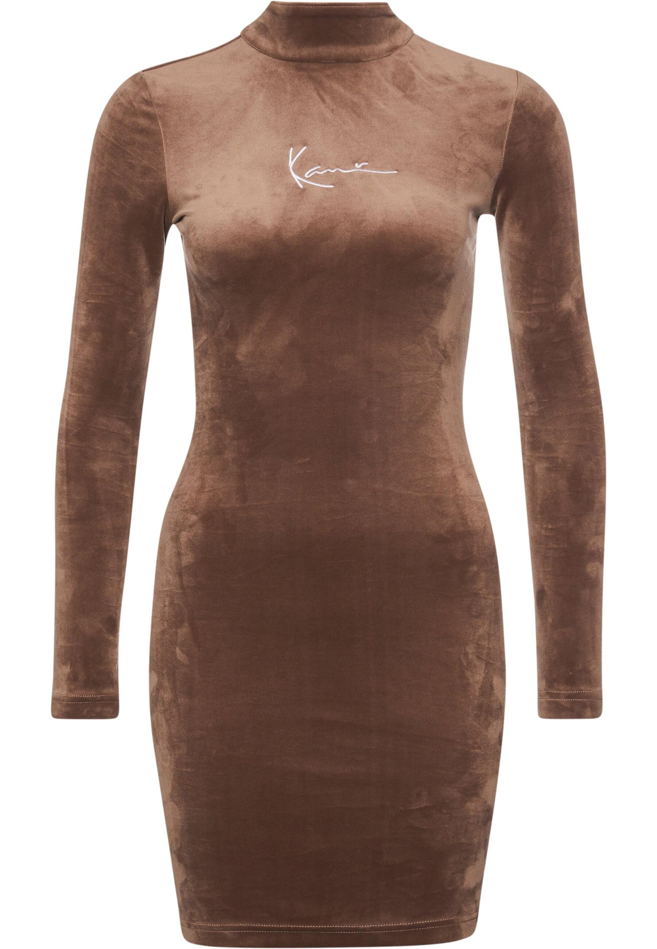 Robe Karl Kani en marron : devant