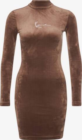 Robe Karl Kani en marron : devant