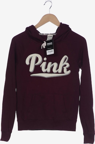 Victoria's Secret Sweatshirt & Zip-Up Hoodie in XS in Red: front