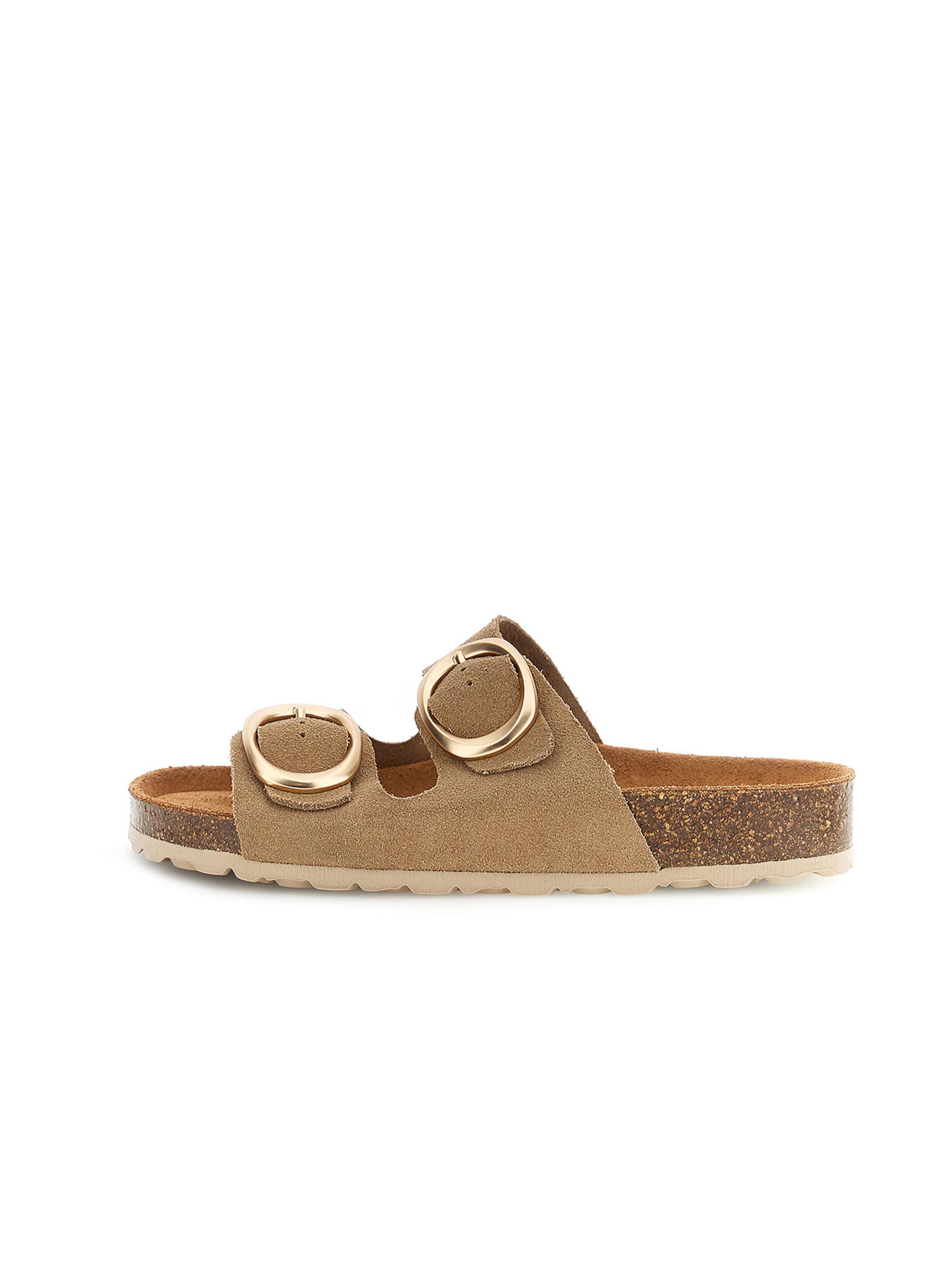 CAFè NOIR Mule in Grey: front