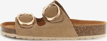 Zoccoletto di CAFè NOIR in grigio: frontale