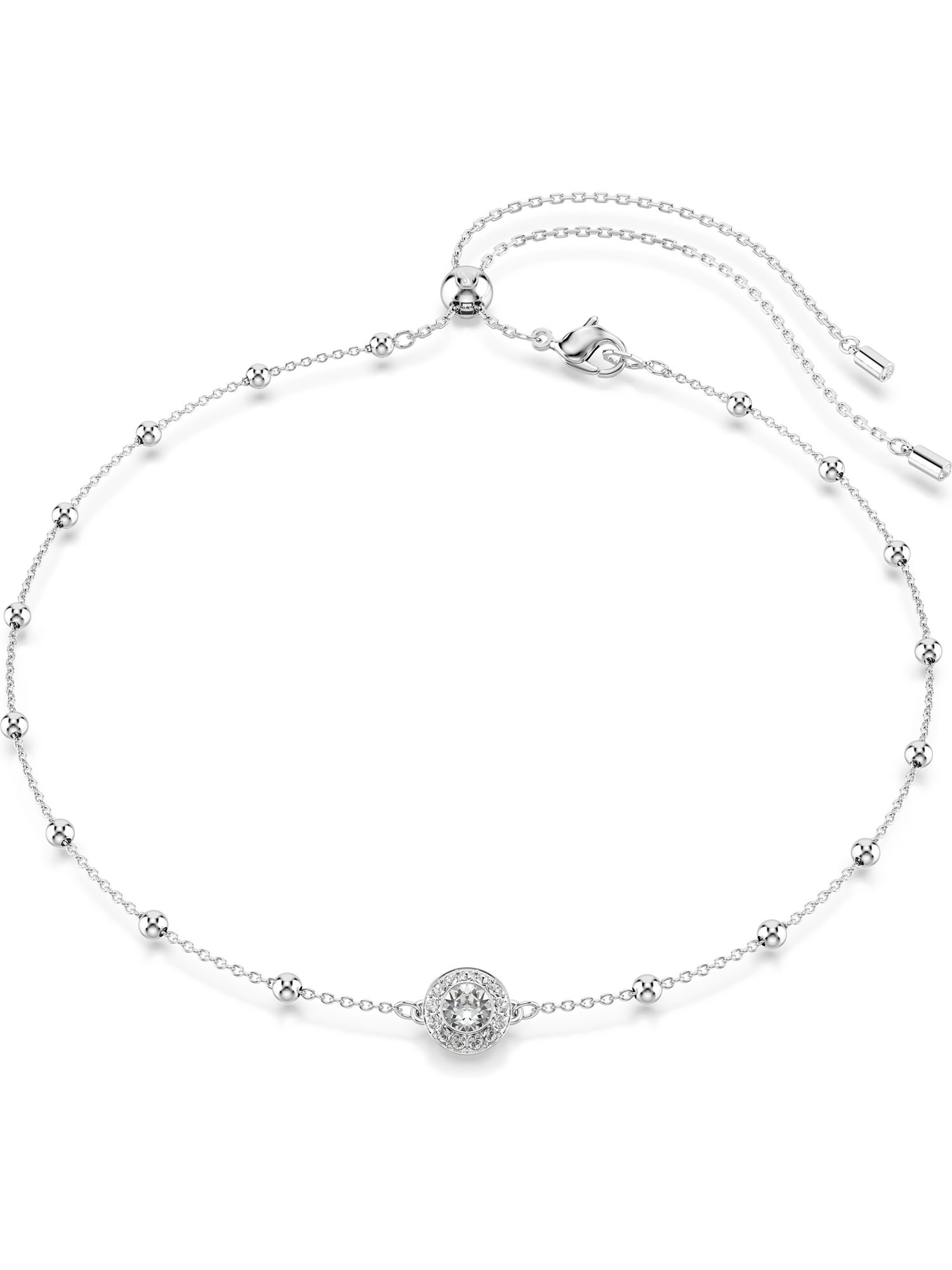 Swarovski Necklace in Silver: front