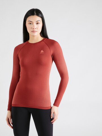 ODLO Functioneel shirt in Rood: voorkant