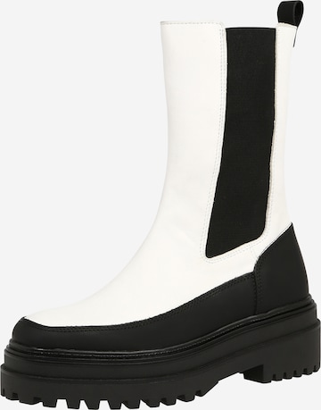 phenumb copenhagen Chelsea Boots 'CELINE' in White: front